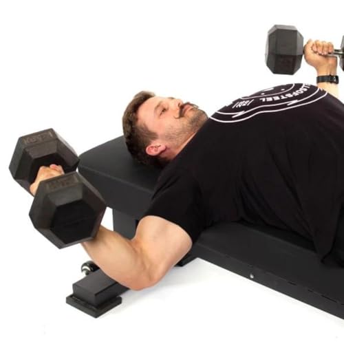 Bells of Steel Flat Bench - Heavy-Duty Black