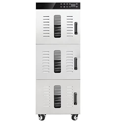 TECHTONGDA 36 Layers Commercial Food Dehydrator Dryer 304 Stainless Steel