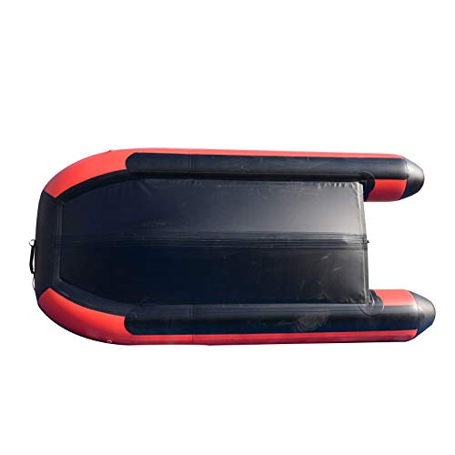 BRIS 12ft Inflatable Boat Red with Black