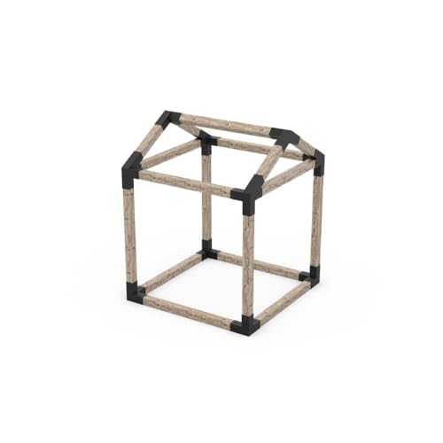 TOJAGRID Grid 30 Single Pergola Kit with Base for 6x6 Wood Posts
