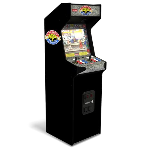 ARCADE1UP Street Fighter II CE HS 5 Deluxe Arcade Machine 17" Screen Black