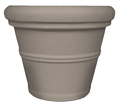 Tusco Products Rolled Rim Garden Planter 42-Inch Safari