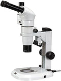 AmScope PM240T Trinocular Stereo Zoom Microscope 8X-80X White