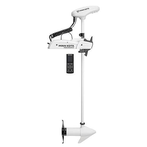 Minn Kota Riptide PowerDrive 55 lb. Thrust 54" Shaft Wireless Remote White