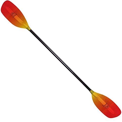 Werner Paddles Surge Fiberglass Bent Shaft Kayak Paddle Gradient Blaze