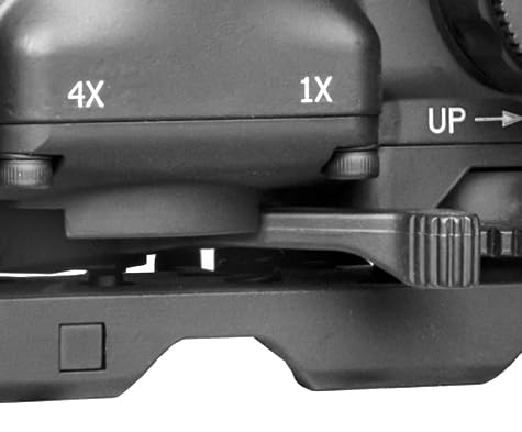 Elcan Specter DR Dual Role Optical Sight 1x/4 with 3MOA XOPTEK Micro Reflex Sight Black