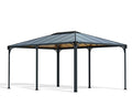 Palram Canopia Martinique 12x16 Gazebo Outdoor Patio Canopy Gray/Bronze
