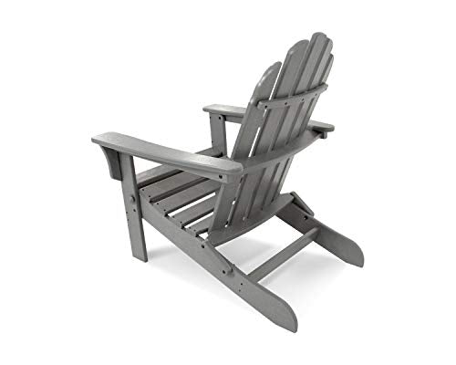 TREX Outdoor Furniture Cape Cod 6-Piece Folding Adirondack Chair Conversation Set Stepping Stone
