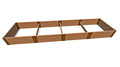 Frame It All Classic Sienna Raised Garden Bed 4' x 16' x 16.5
