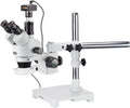 AmScope Digital Trinocular Stereo Zoom Microscope 3.5X-90X Clear