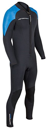 Henderson Thermoprene Pro Men’s Front Zip Jumpsuit Black/Blue XL