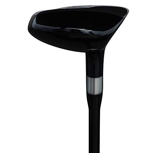 Majek Left Handed Golf Senior Men's All Hybrid Complete Set Black