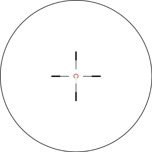Trijicon VCOG 1-6x24 Riflescope Red Horseshoe Dot/Crosshair Reticle Red