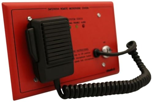 Cooper Wheelock SPRM SAFEPATH Remote Microphone Station Red