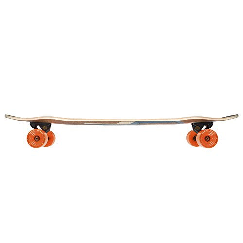 Loaded Boards Basalt Tesseract Bamboo Longboard Skateboard Complete Dark Blue