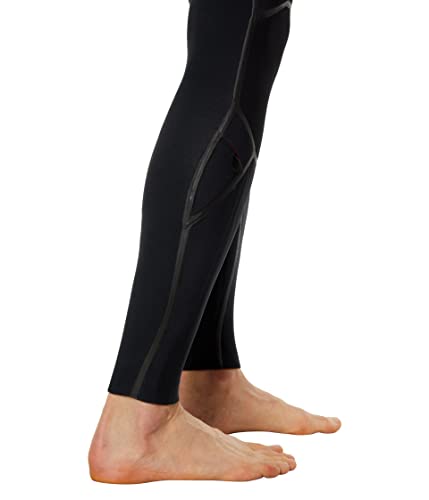 O'Neill Hyperfreak Fire 3/2mm+ Chest Zip Fullsuit A00-Black-Black