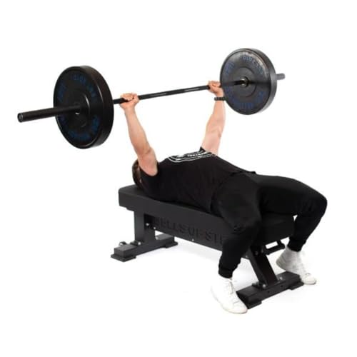 Bells of Steel Flat Bench - Heavy-Duty Black