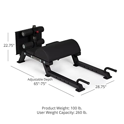Titan Fitness Adjustable Floor Glute & Hamstring Developer (GHD)