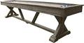 Playcraft Brazos River 12' Weathered Gray Pro-Style Shuffleboard Table