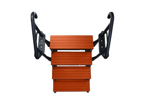 Confer Plastics 4 Step Signature Spa Steps Redwood