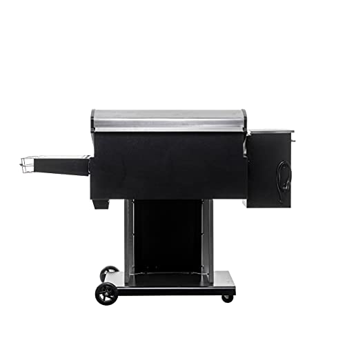 USSC Grills USG890SS Stainless Steel Wood Pellet Grill and Smoker Black