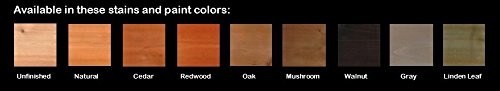 A & L Furniture Royal English Glider Natural Stain