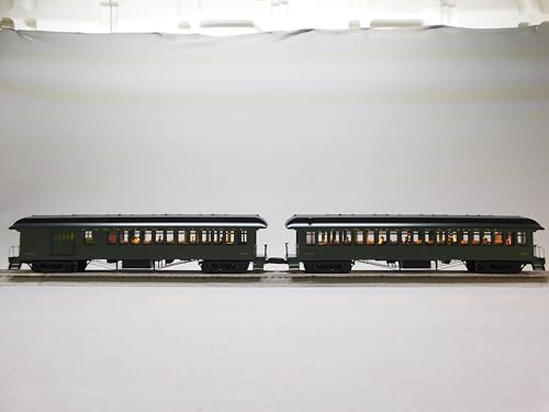 LIONEL TRAINS Canadian National Wood Passenger 2 Pack O Gauge Natural Color