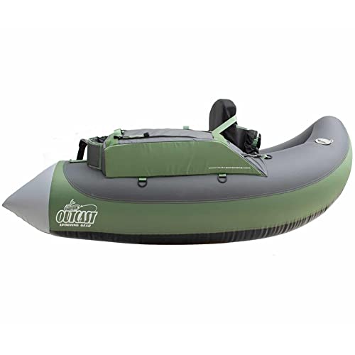 Outcast Sporting Gear Super Fat Cat Still Water Fishing Float Tube Sage/Gray