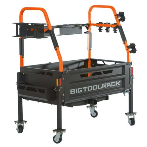 Bigtoolrack Mobile Work Station Counter-Weight and Storage Attachment Orange