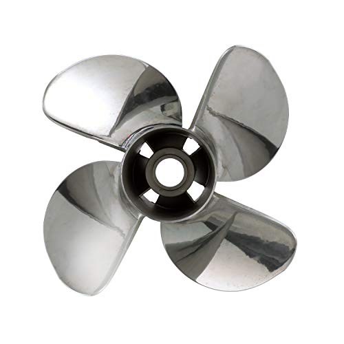 Quicksilver Q4 14.6" Stainless Steel Propeller 4-Blade Right Hand Rotation