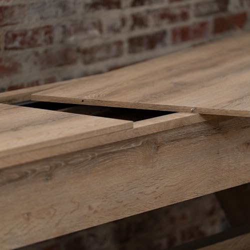 American Legend LED Shuffleboard with Buffet Top - Modern Style - Light Up LED Rails