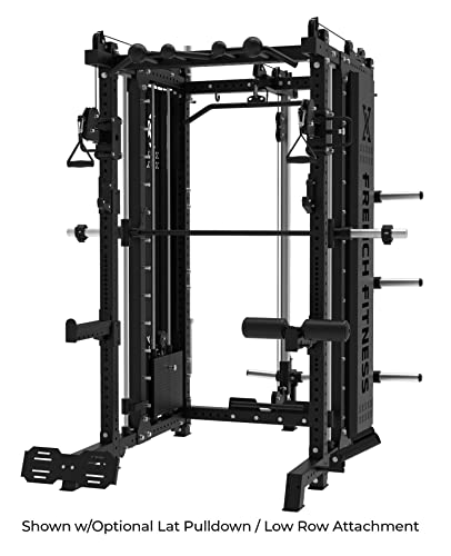 French Fitness FSR100 Commercial Functional Smith Rack System Home Gym