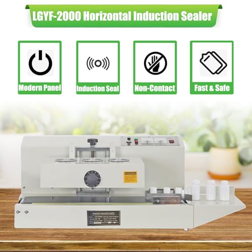 Yokoma Continuous Induction Bottle Sealer for 1.97"-5.12" Caps, 220V