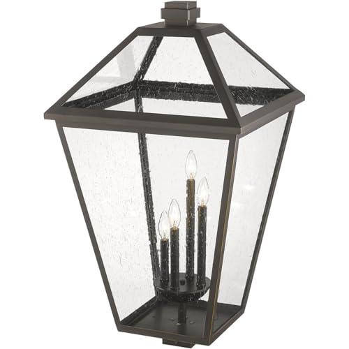 Z-Lite Talbot Outdoor Post 4-Light Oil Rubbed Bronze