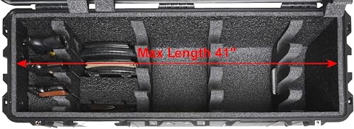Case Club Waterproof Shipping Case for 4 Rifles/Shotguns & 3 Pistols with Silica Gel Canister