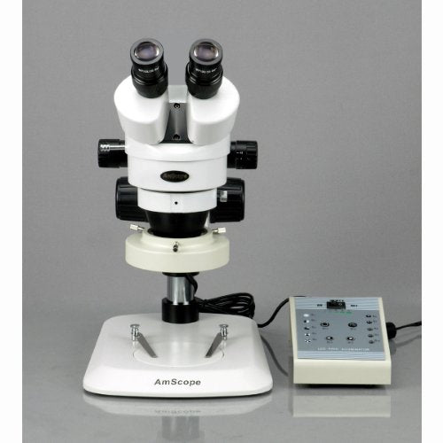 AmScope Professional Binocular Stereo Zoom Microscope White