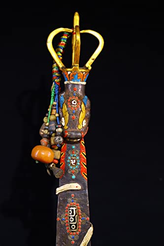 Generic Tibetan Temple Collection Dzi Beads Vajra Phurpa Magic Weapon