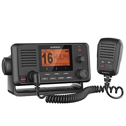 Garmin VHF 215 AIS Slate Gray with Amp Yellow Band