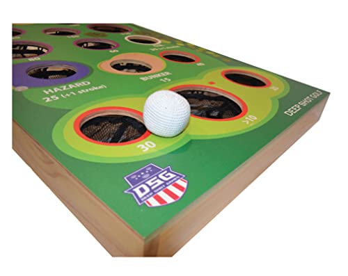 Deep Shot Basketball & Golf Bean Bag Toss Set Green
