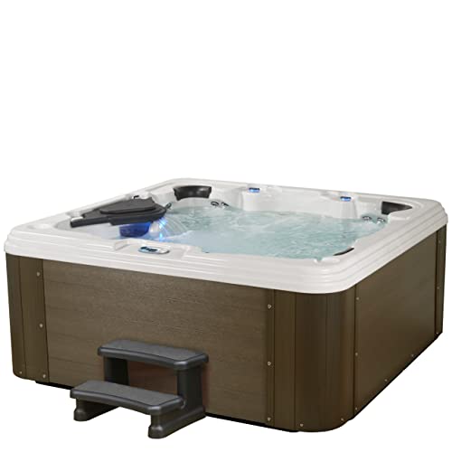 Essential Hot Tubs Select Series 100-Jet 6-Person Lounger Grey
