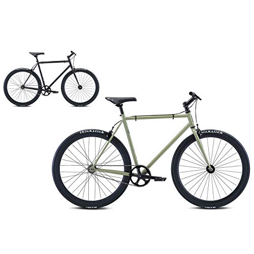 FUJI Declaration Urban/Single Speed Bike 2022 (55 cm) Khaki Green