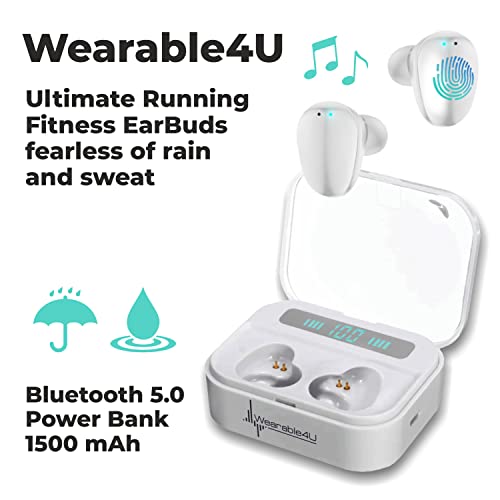 Wearable4U Bushnell Wingman View Golf GPS Bluetooth Speaker Bundle White Earbuds Wall/Car Chargers
