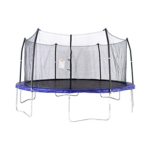 Skywalker Trampolines 16’ Round Trampoline with Enclosure Blue