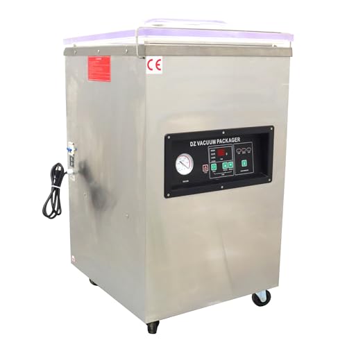 WYDDDARY Heavy Duty Single Chamber Vacuum Sealer 110V Stainless Steel 900W 17.7inch Sealing Length