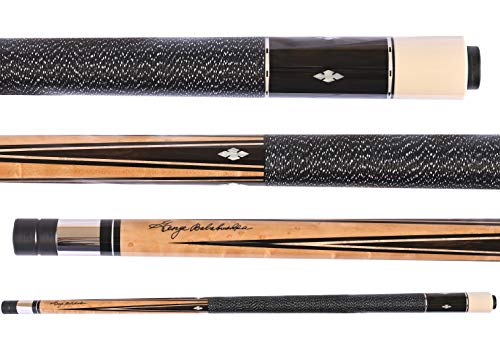 George Balabushka Billiard Pool Cue Birdseye Maple Four Point African Ebony Splice