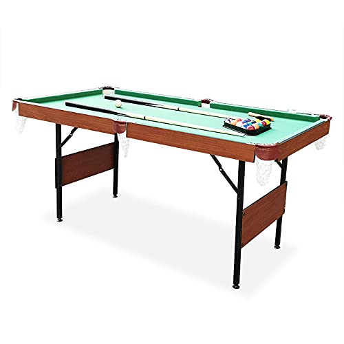 RACK Crucis 5.5-Foot Folding Billiard/Pool Table Green