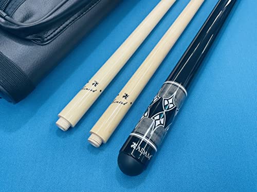 Generic Adam Carom Cue Gifu with 2 Shafts & Case for 3 Cushion Billiards