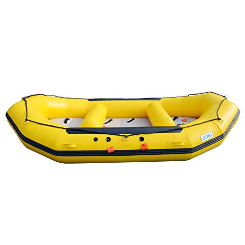 BRIS 1.2mm 12ft Inflatable White Water River Raft Blue