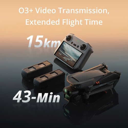 Koozam DJI Mavic 3 Pro Fly More Combo Triple-Camera Drone Silver