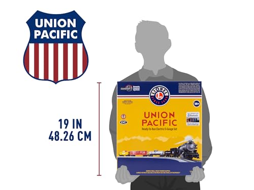 Lionel Union Pacific Flyer LionChief 5.0 Electric O Gauge Train Set with Bluetooth & Remote Multi-color